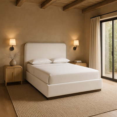 Jann Velvet Upholstered Bed