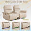 Fauteuil inclinable électrique avec console et causeuse Wall Light-204605888