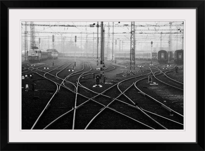 Reproduction de photo de Straub «I'm a Novell Passager» par Nicoleta Gabor, H 20 po x l 26 po x P 1 po, Cadre noir