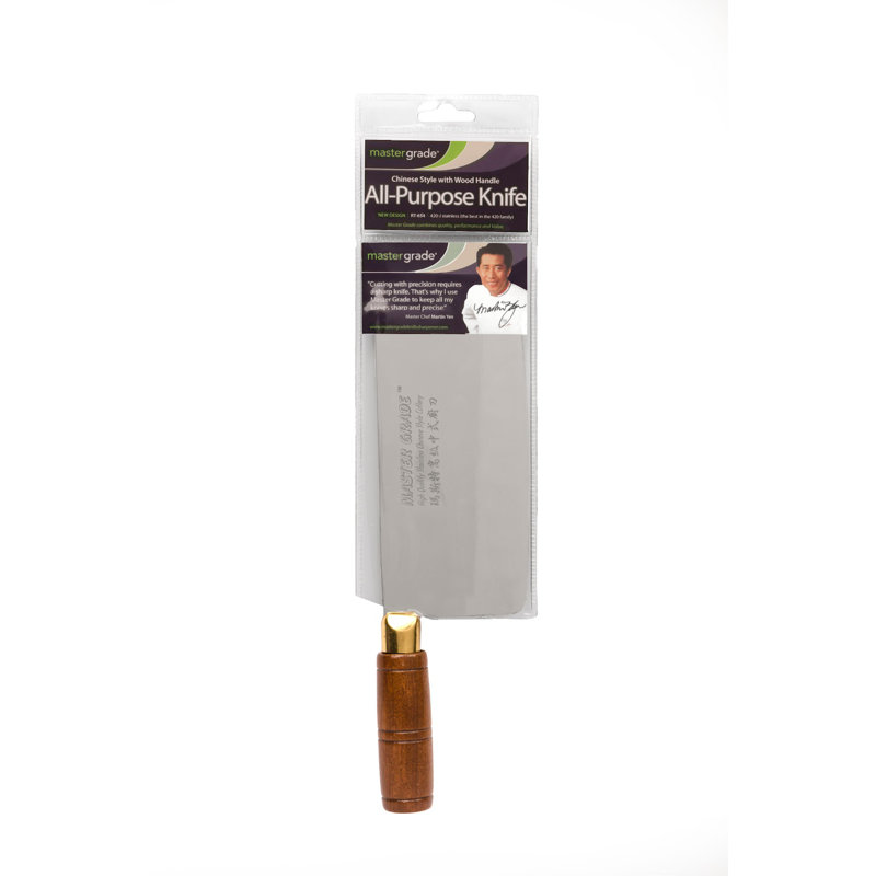 All Purpose Chef Knife, Kitchen Knife with Wood Handle, Chopping Knife