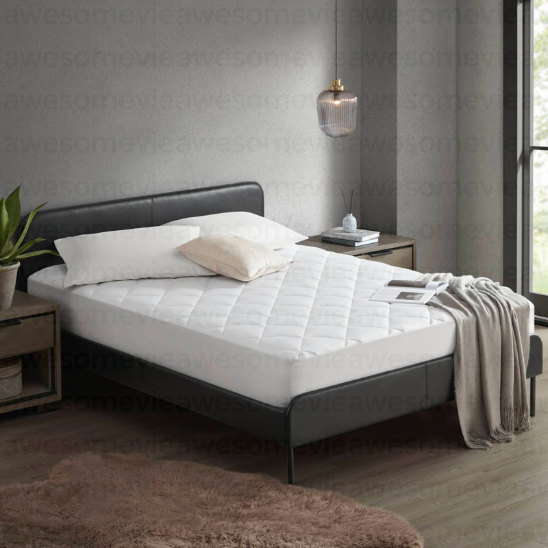 Surmatelas à poches profondes très grand blanc, Très grand
