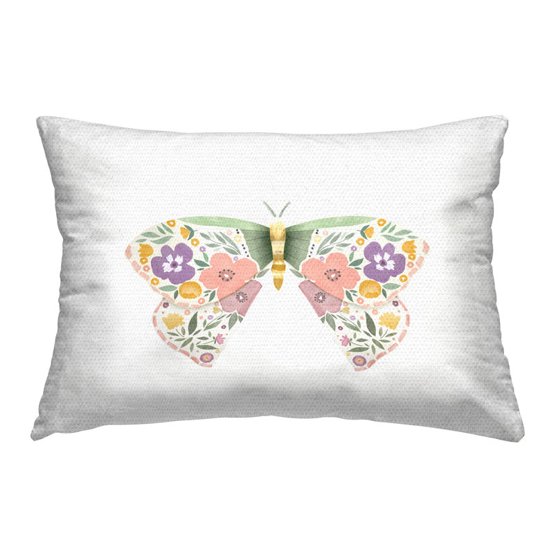 Coussin d'extérieur imprimé escargots et champignons naturels par Kim Allen