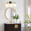 Luminaire de salle de bain à intensité variable avec abat-jour en verre soufflé à la main Karlei-362423861-367042661-362368878