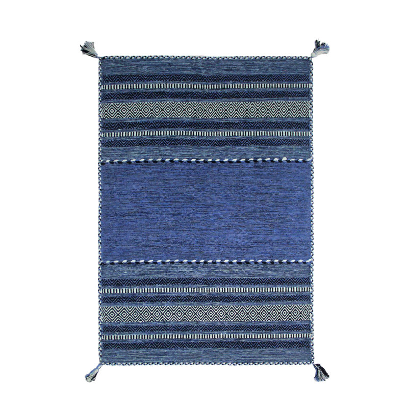 Chinn Striped Hand Woven Area Rug, Rectangle 120 x 170cm