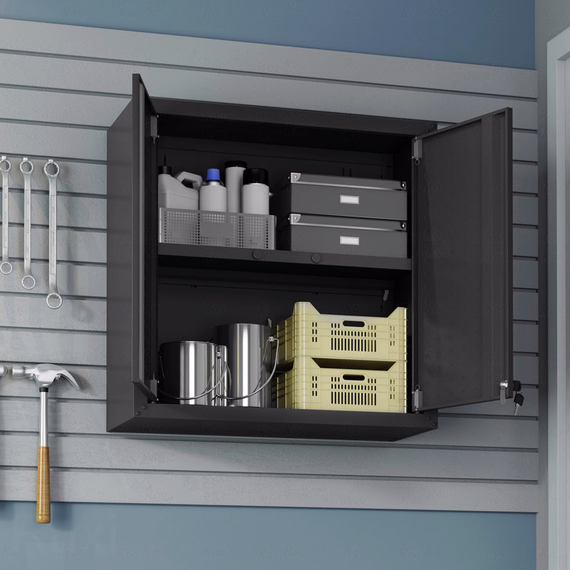 Armoire à outils flottante 30 ", Noir