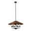 6-Light Hand-Woven Rattan Cone Pendant Chandelier-1425117902-1425117904
