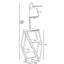Lowden 165 H cm Task Floor Lamp-309907760-309907773