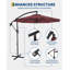 300cm Tilt Cantilever Parasol