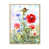 Toile avec cadre flottant brun