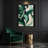 Abstract Figurative 95 Green Canvas Wall Art