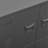 Storage Chest, Metal Storage Cabinet with 4 Doors, Metal Handle, 29.5''x15.8''x31.5'', Black, Steel and plastic-1354852278-1354852265