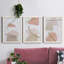 Trove I - Ensemble de 3 peintures sur toiles encadrées-85631474-85631478