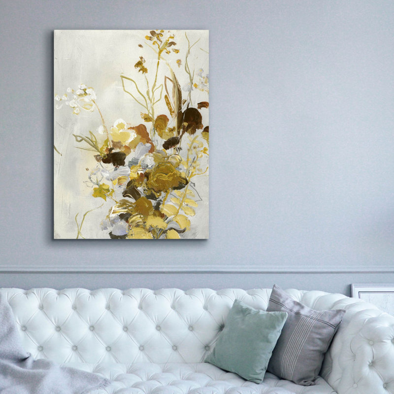  «Flock Of Flowers 2» par Design Fabrikken, art mural sur toile, H 54 po x l 40 po
