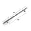 Poignée barre 8 1/2 po Solid Cabinet-39359962-124436774