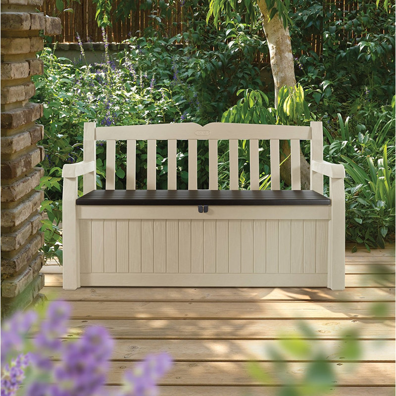 Keter Eden 265L Storage Bench, Beige