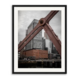 Over The Bridge Print by Alan Scherer