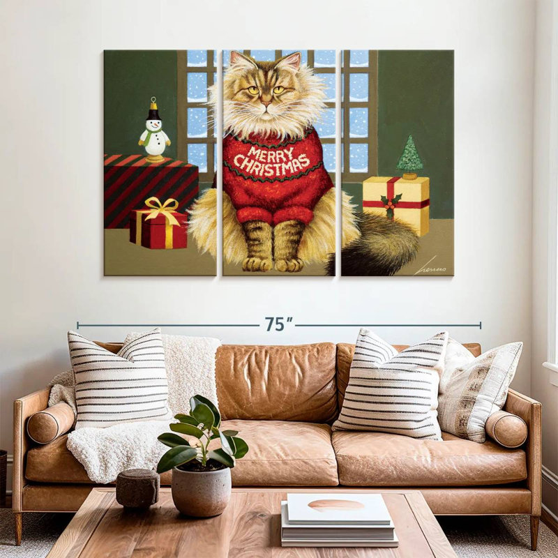 Squeeky's Christmas, 42" H x 65" W