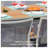 Chouinard 8 - Person Teak Metal Patio Dining Set with Rectangular Table-725236823