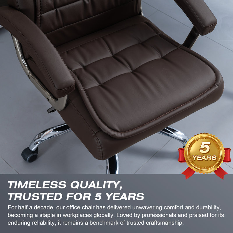 Fauteuil de direction ergonomique Allard, Brun