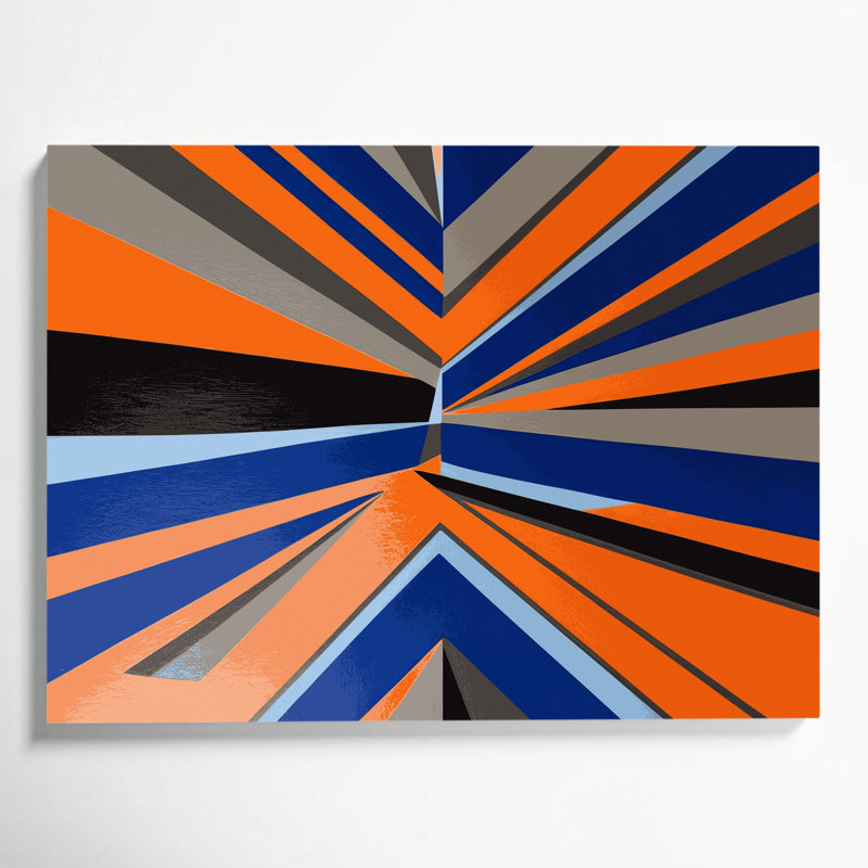 Art mural rigide sur toile 65 "Hard Edge", H 24 po x l 36 po