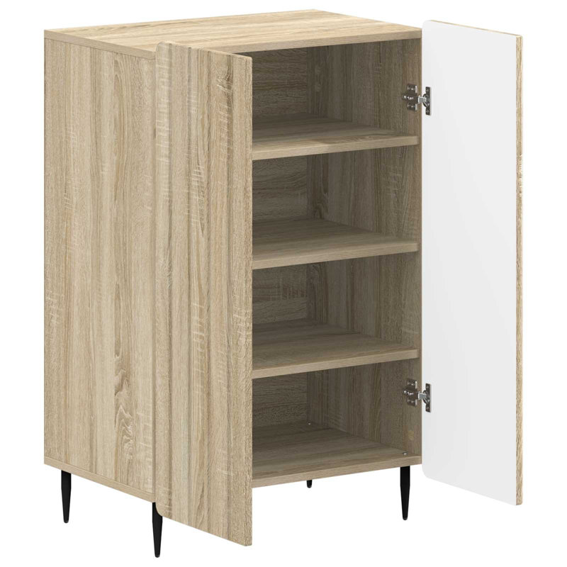 Shoe Storage, 91.5 cm H x 59.5 cm W x 39.5 cm D, Sonoma Oak