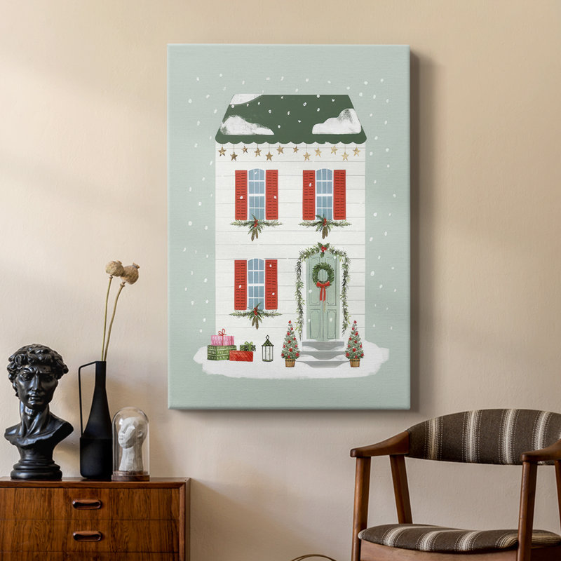 Porte d'entrée festive IV - galerie Cavas sur mesure, H 18 po x l 12 po