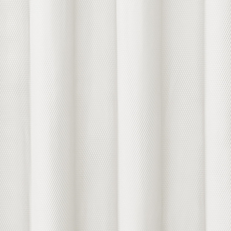 Rideau de douche simple Hoisington, Blanc
