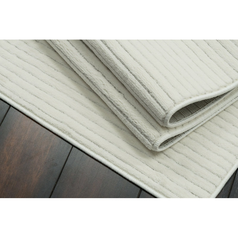 Glenam 19480-190 Crème / gris, Rectangle 5 pi 3 po x 7 pi