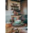 Patina Turquoise Ceramic Rustic Southwestern 16 Piece Dinnerware Set