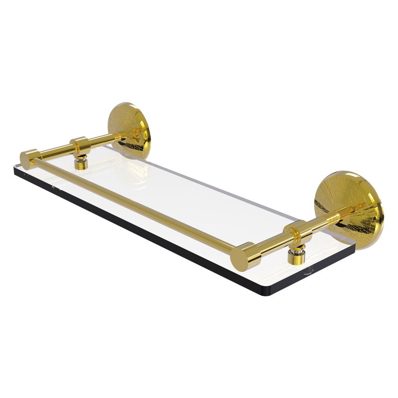 Tilney Bracket Shelf, Polished Brass