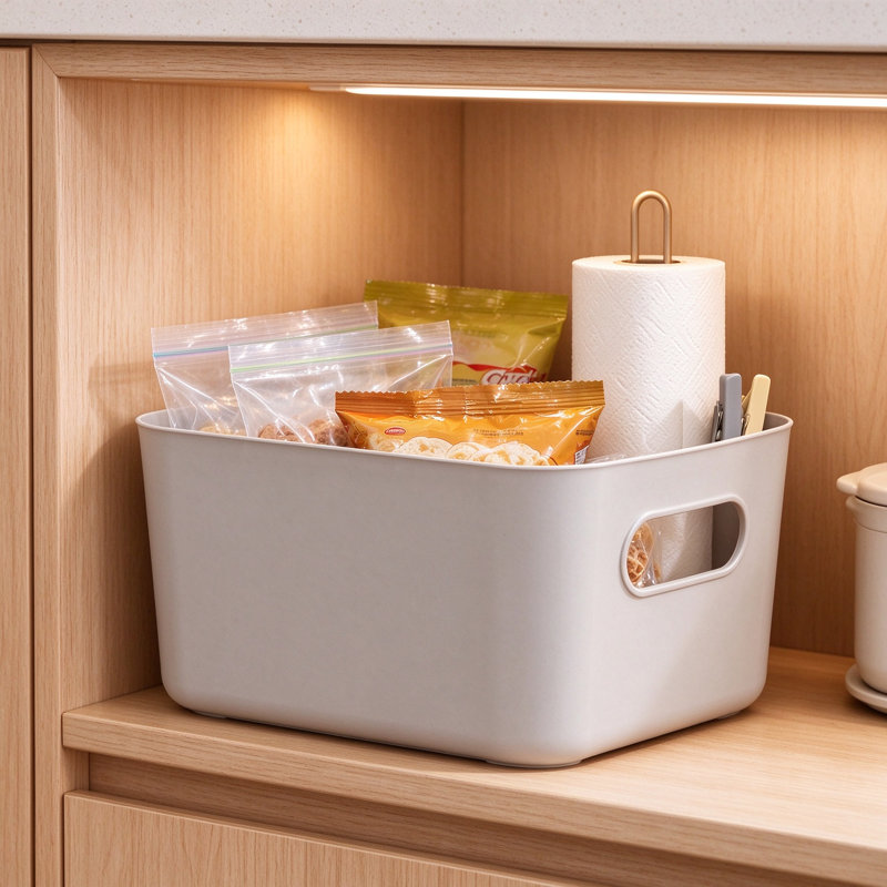 Ebern Designs Plastic Decorative Bin