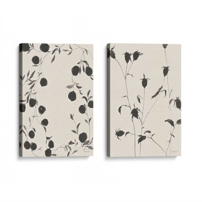 «Black Ink Botanicals», ensemble de 2