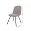 Chaise d'appoint rembourrée gris anthracite Westboro