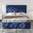Bed Frame With Adjustable Headboard And 4 Storage Drawers, Linen Upholstered Platform Bed Frame-110095404-110095409