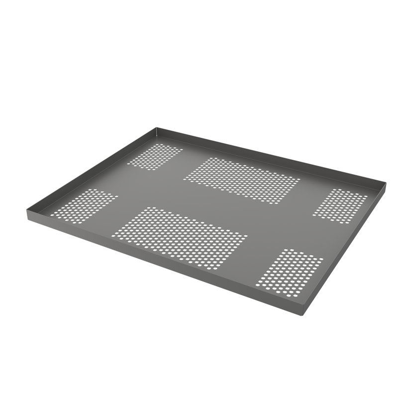 Plateau perforé en acier 16 calibre pour camion-poêle et plateau, l 36 po x P 30 po