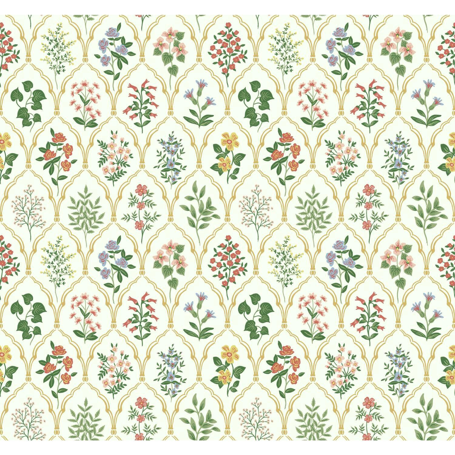 Hawthorne Wallpaper Roll, Cream