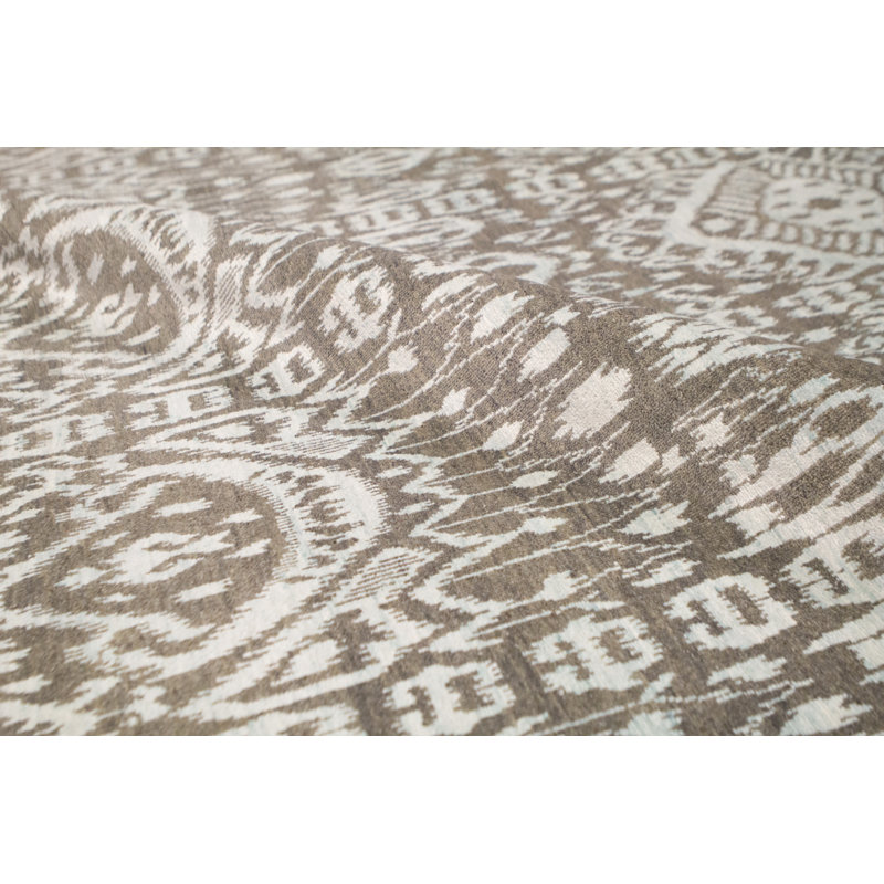 Hand Knotted Wool Geometric Area Rug