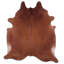 Tapis en cuir de vache brun personnalisé-1841526313