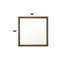 Miroir à finition chêne