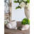 9.5X8.3X6 Inches Sand And Cement Planter With Textured Beige Finish, Ideal For Creating A Relaxing Reading Nook Planter, Decorative Option Your Balcony