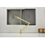 Robinet remplisseur de pot mural, laiton + métal, 1 pièce, robinet de remplissage mural, joints pivotants doubles avec bras rétractable pour four et remplissage de comptoir