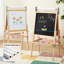 Chevalet d'art 3 en 1 Tiny Land® pour enfants et ensemble de rouleaux de papier