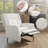 Beverly 29.33'' W Upholstered Manual Push Back Recliner Armchair