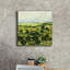  «Broom Croft» par Allan Friedlander, art mural sur toile, 18 po x 18 po