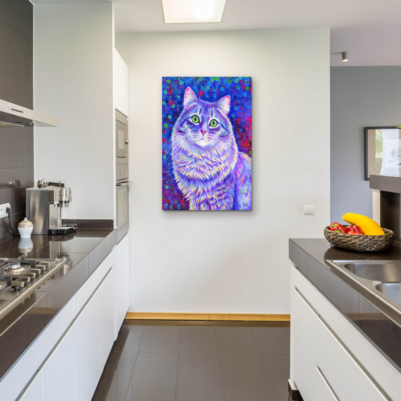 "Iridescence" par Rebecca Wang Art, H 36 po x l 24 po x P 0,2 po