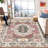 Machine Washable Oriental Medallion Soft Rug-193304997