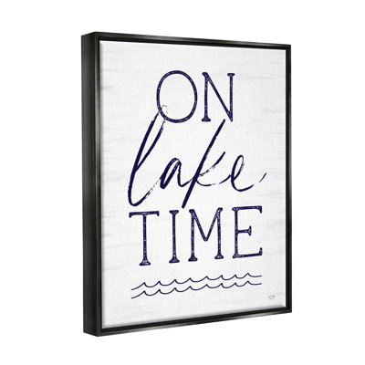 " On Lake Time Water Waves " by Lux + Me Designs
