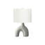 Lighting, H 25 po, lampe de table, céramique, abat-jour, contemporain, moderne-998331815