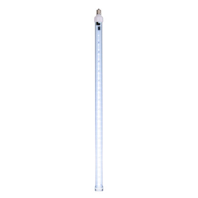  Paquet de 5 ampoules de 24 po à DEL blanc froid, base en nickel C9-E17.