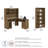 Shelonda 3 Piece Computer Desk Office Set-1575182977